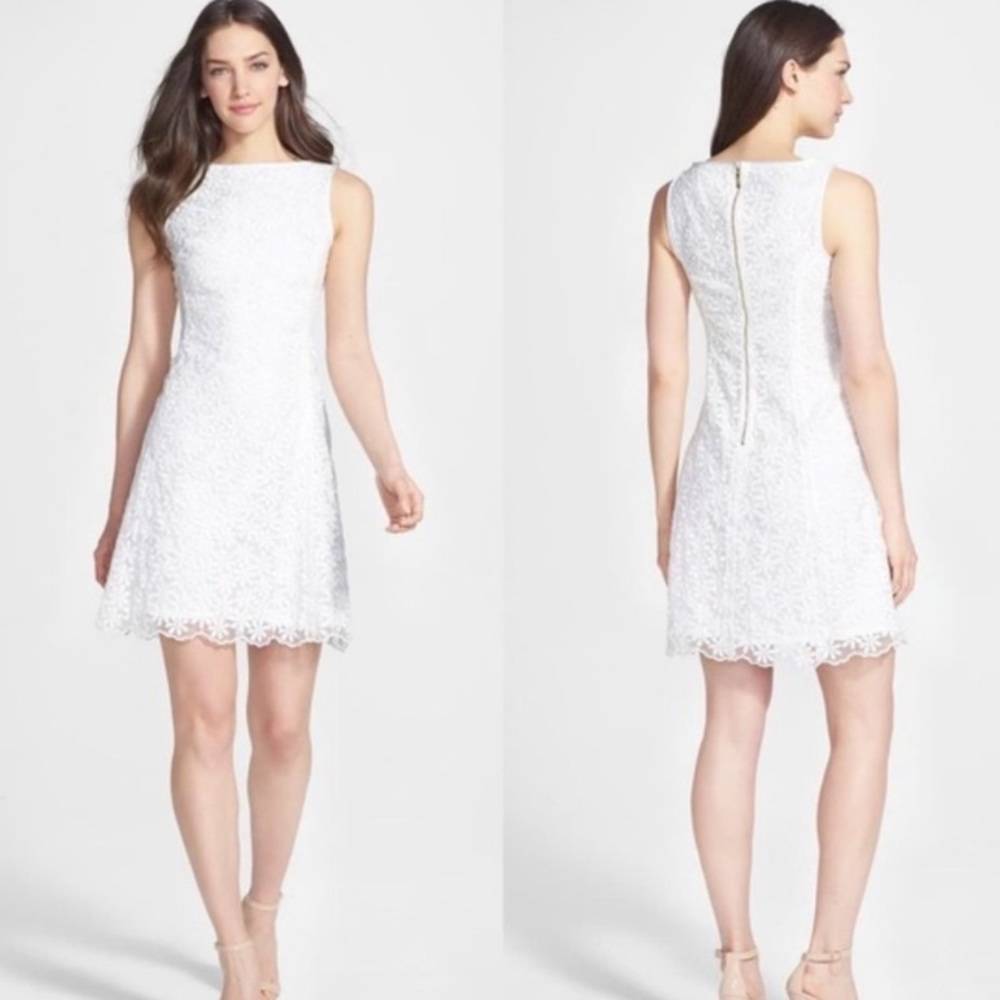 Kate Spade Embroidered Scalloped Izzy Dress